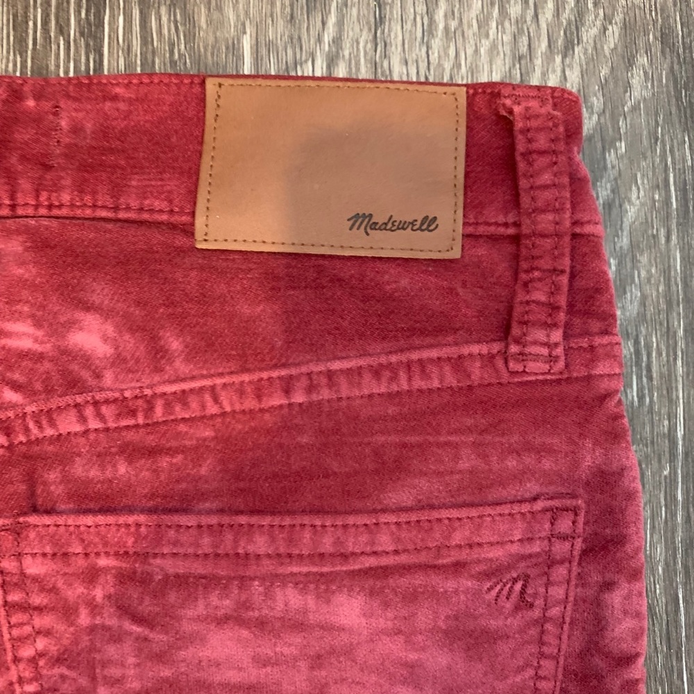 Brand new velvet Madewell pants. Size 26p 10” rise